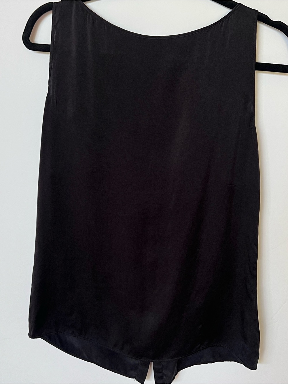 Alberta Ferretti Black Sleeveless Ruffle Detail Top - Picture 5 of 8